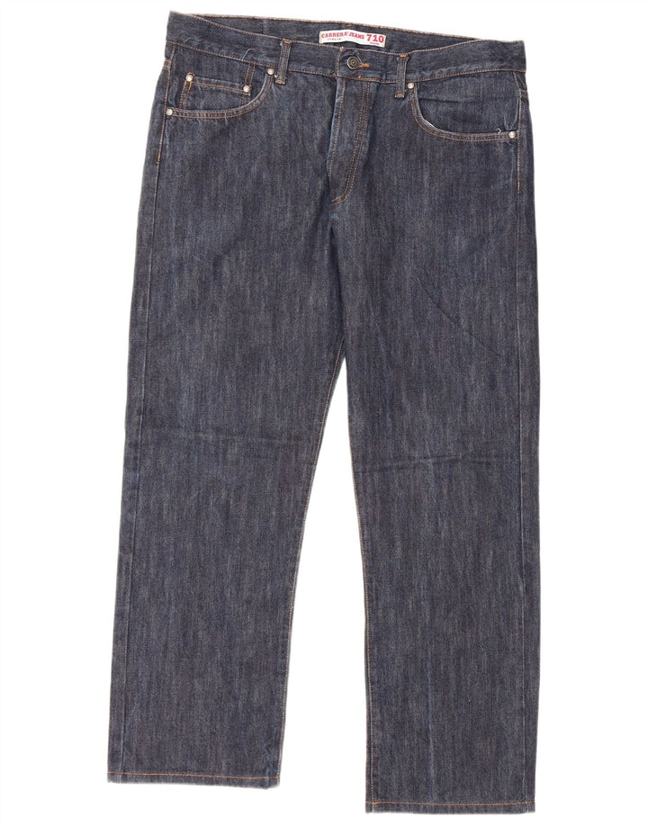 CARRERA Mens 710 Regular Straight Jeans W36 L29  Blue Cotton