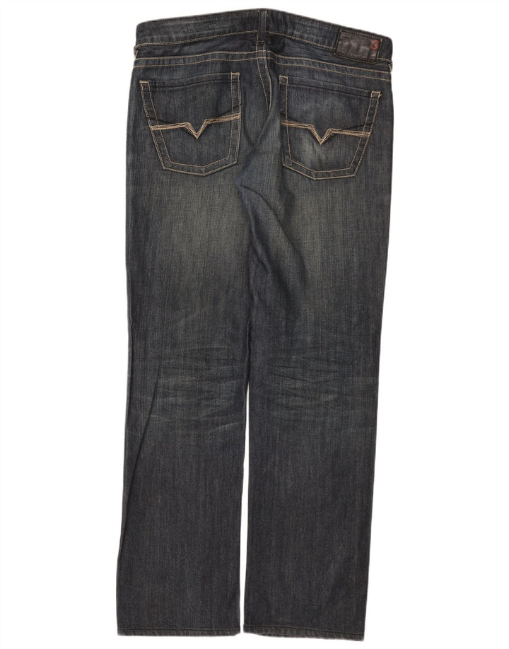 Jeans dritti da uomo Guess W36 L33 in cotone blu