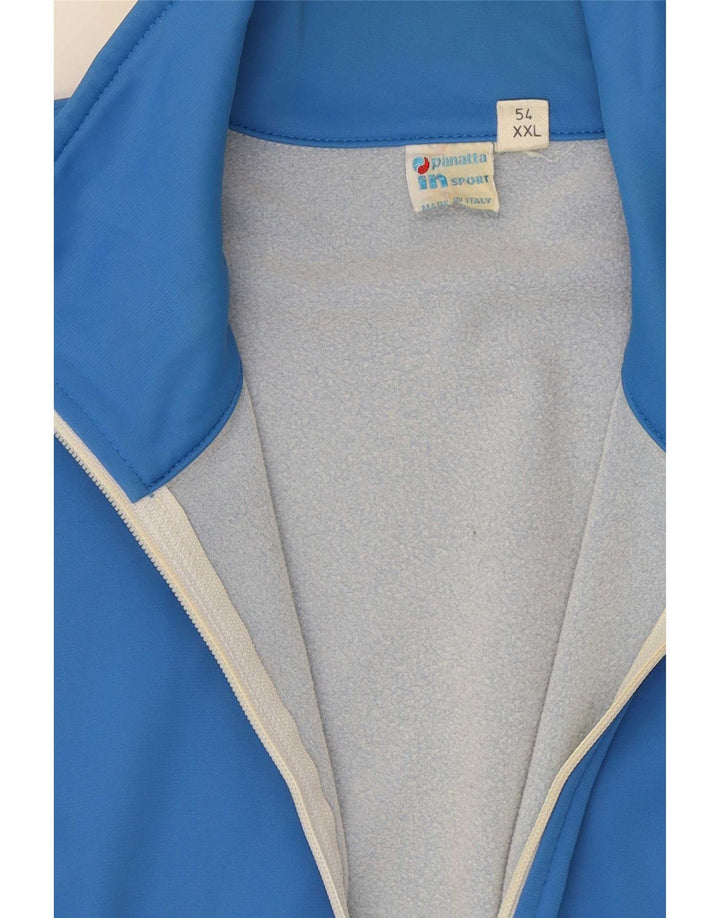 panatta Veste de Survêtement Homme IT 54 XL Bleu Colorblock Polyamide