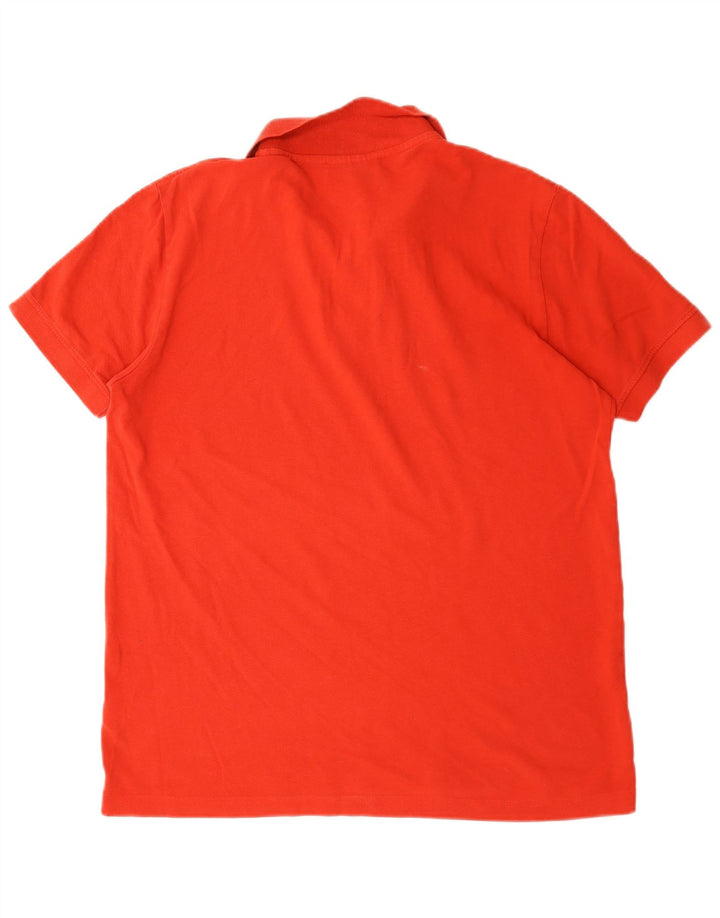 Polo Kappa Uomo Large Rossa In Cotone