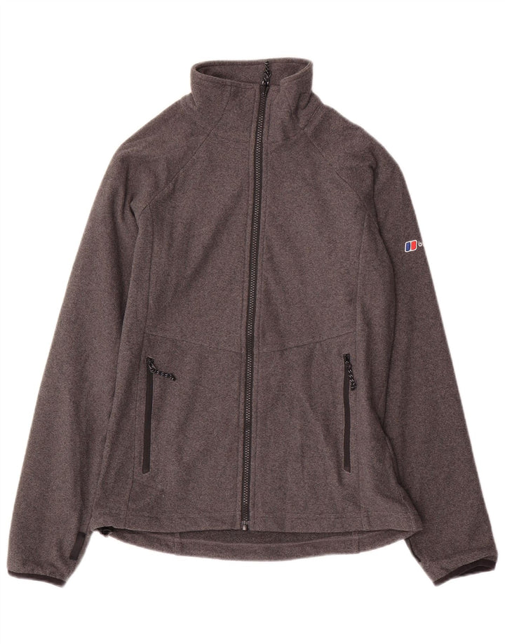 Berghaus Womens Tracksuit Top Jacket UK 10 Small Grey Polyester