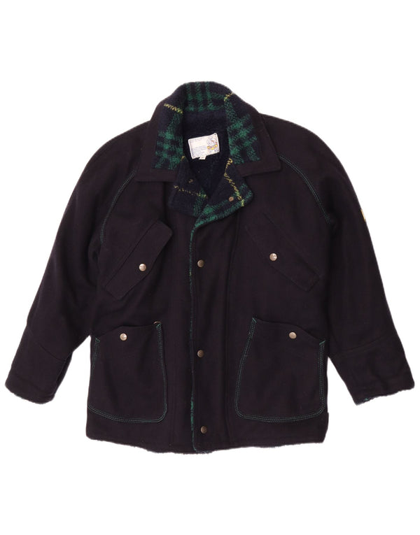 POP 84 Veste utilitaire surdimensionnée à manches 3/4 pour femme EU 36 Small Bleu marine