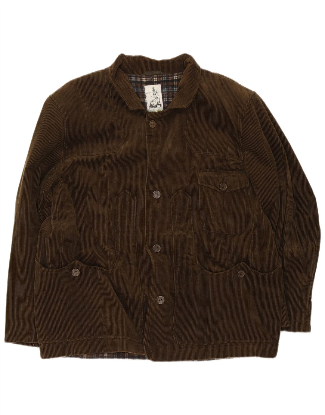 Мужская вельветовая куртка Hunter IT 50, большая коричневая, хлопок