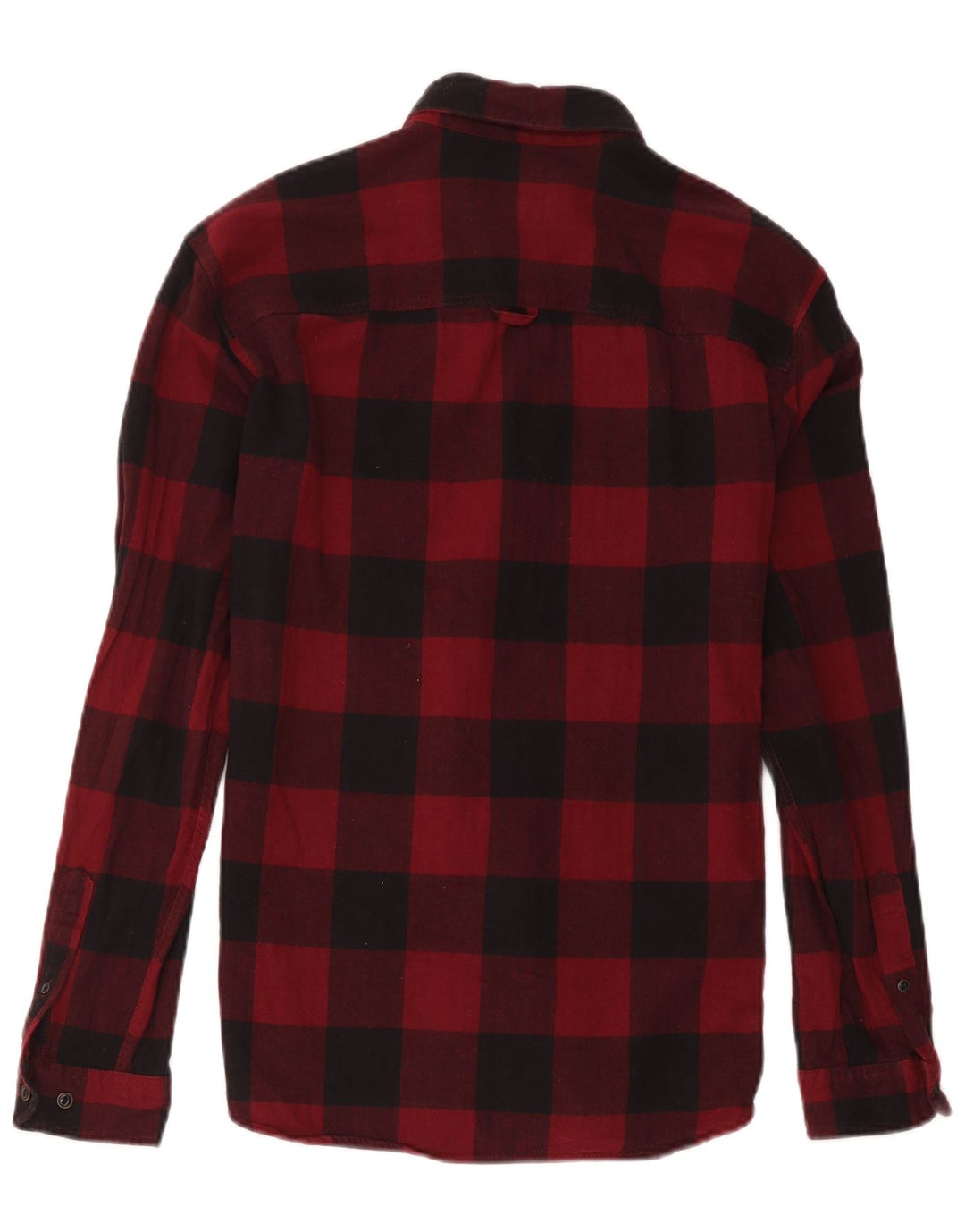 Camicia da uomo in flanella Jack & Jones in cotone a quadri rossi medi