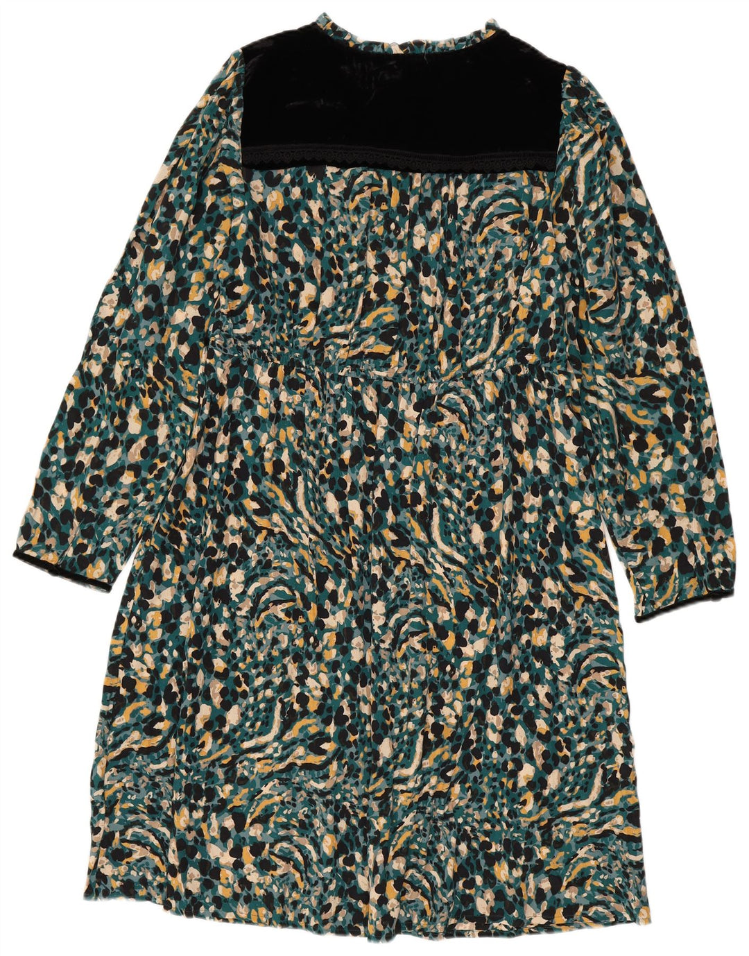 Monsoon Womens Maxi Tea Dress UK 10 Small Multicoloured Spotted Bohemian