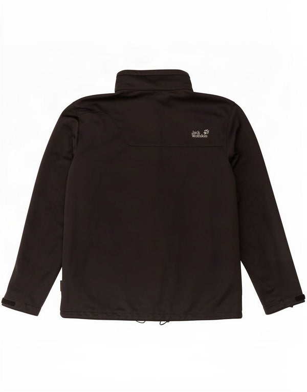 Jaqueta corta-vento masculina Jack Wolfskin Reino Unido 48 2XL poliéster preto