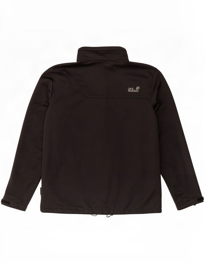 Jaqueta corta-vento masculina Jack Wolfskin Reino Unido 48 2XL poliéster preto