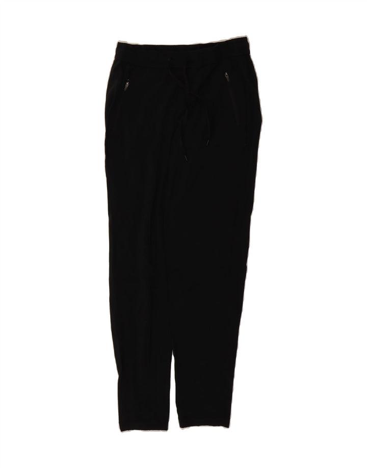 EDDIE BAUER Womens Tracksuit Trousers UK 6 XS  Black Polyester Vintage Eddie Bauer and Second-Hand Eddie Bauer from Messina Hembry 