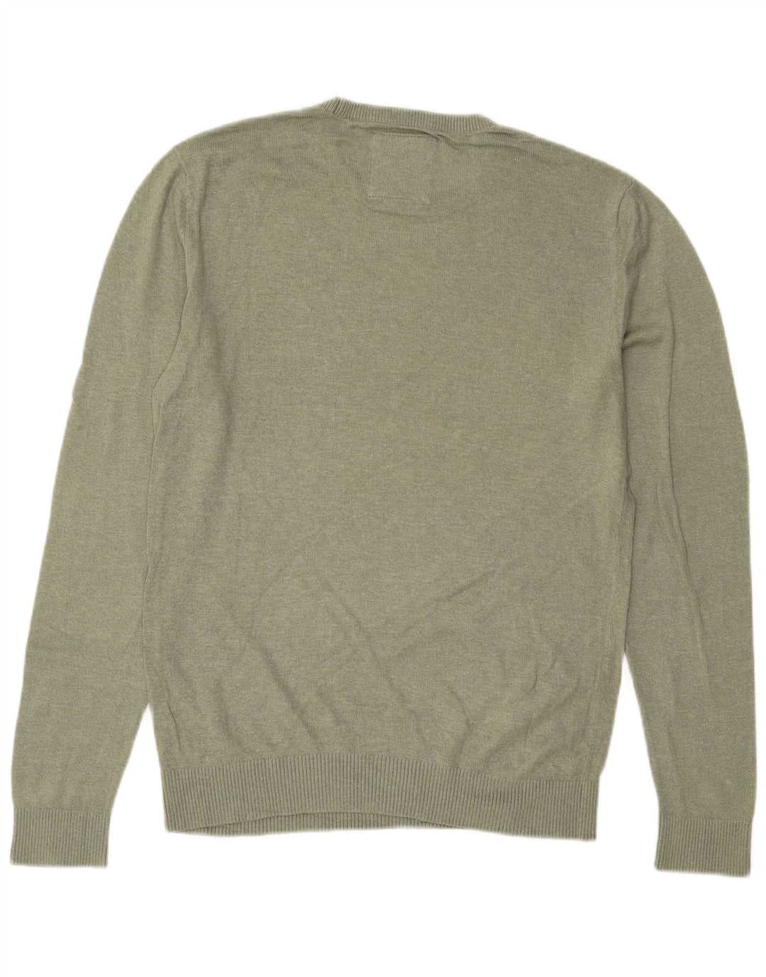 Hollister Mens Crew Neck Jumper Sweater Medium Green