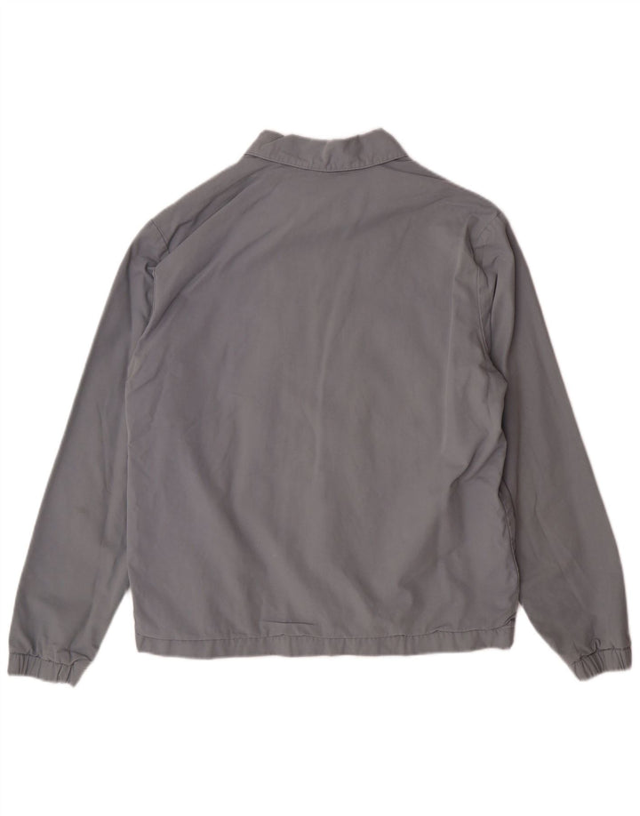 ZARA Mens Bomber Jacket UK 36 Small Grey Cotton