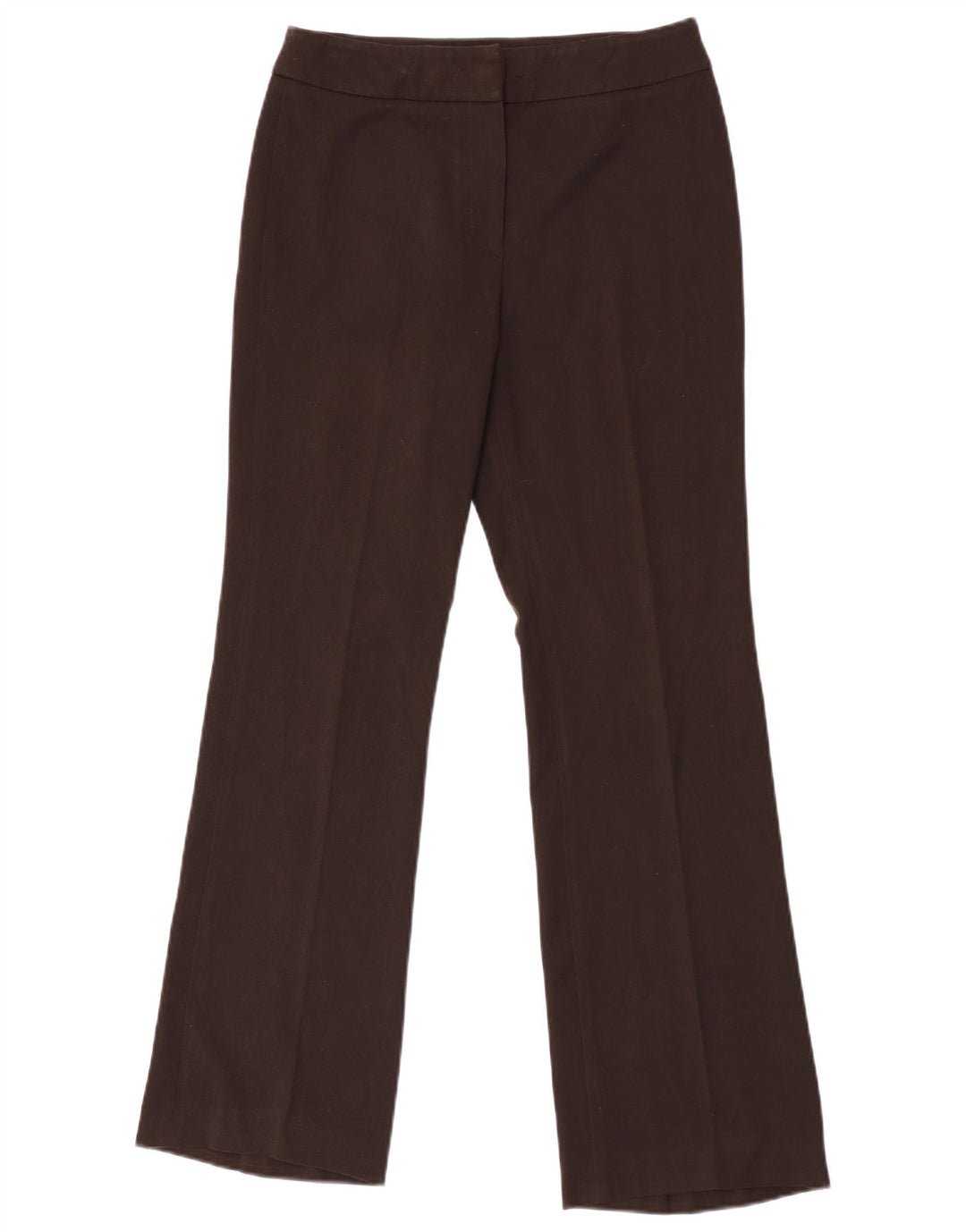 Pantaloni da abito bootcut da fine settimana Max Mara da donna UK 8 piccoli W27 L30 marrone