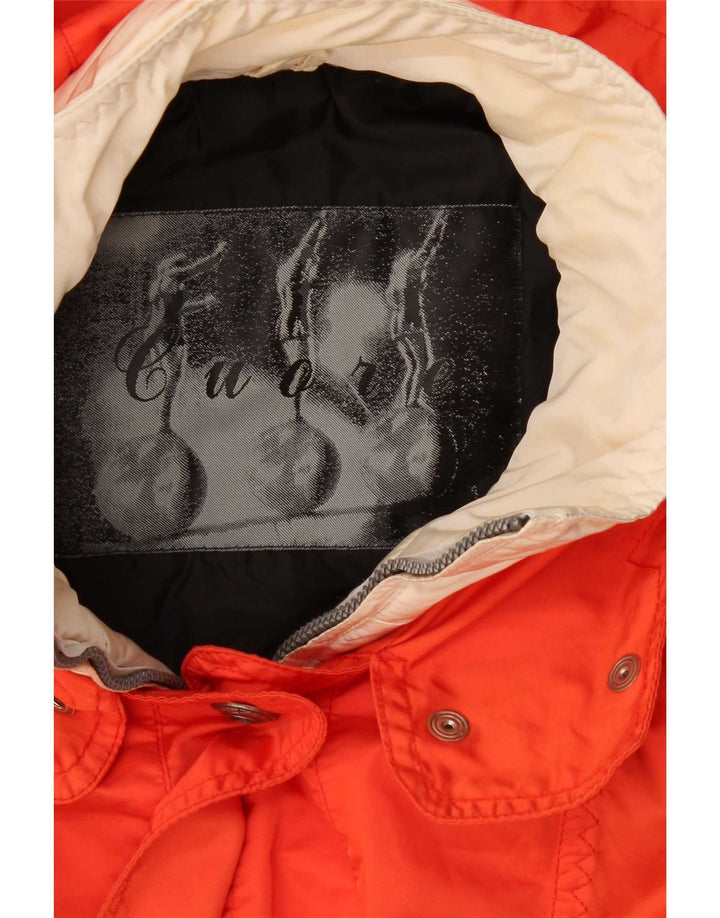 Jaqueta corta-vento feminina Cuore com capuz UK 20 2XL laranja