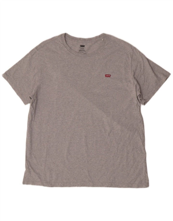 Levi's Mens Standard Fit T-Shirt Top XL Grey Cotton