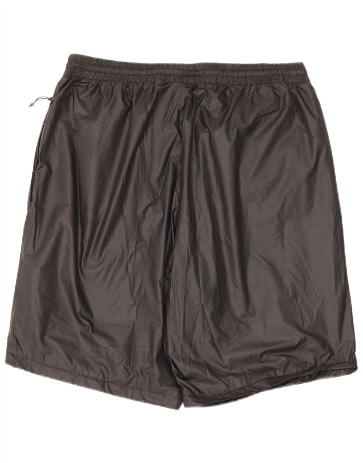 Мужские спортивные шорты Adidas, большие черные из полиэстера