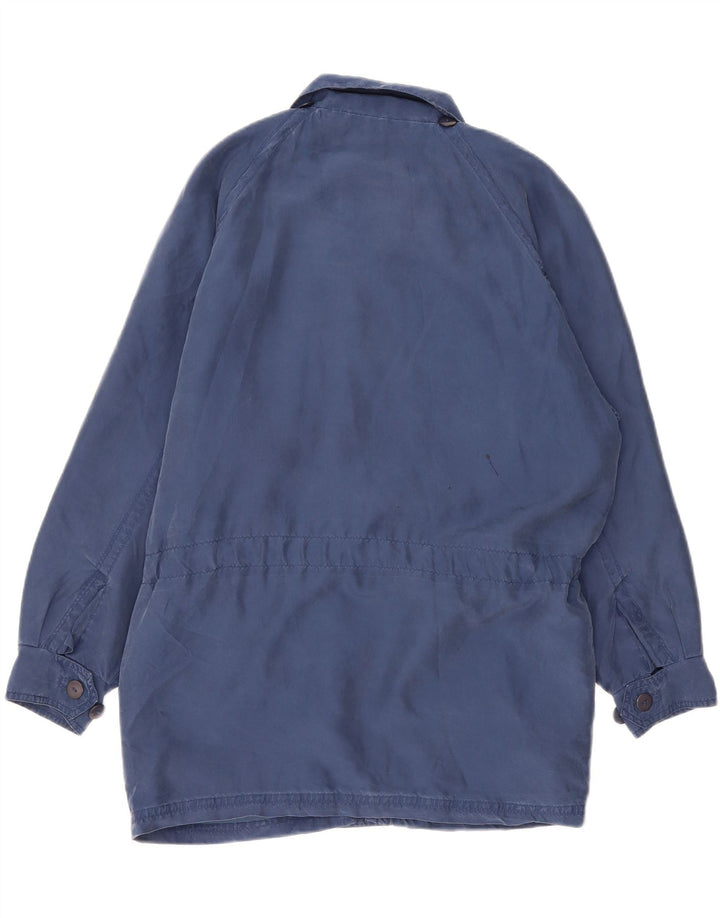 BRUGI Womens Overcoat IT 44 Medium Navy Blue