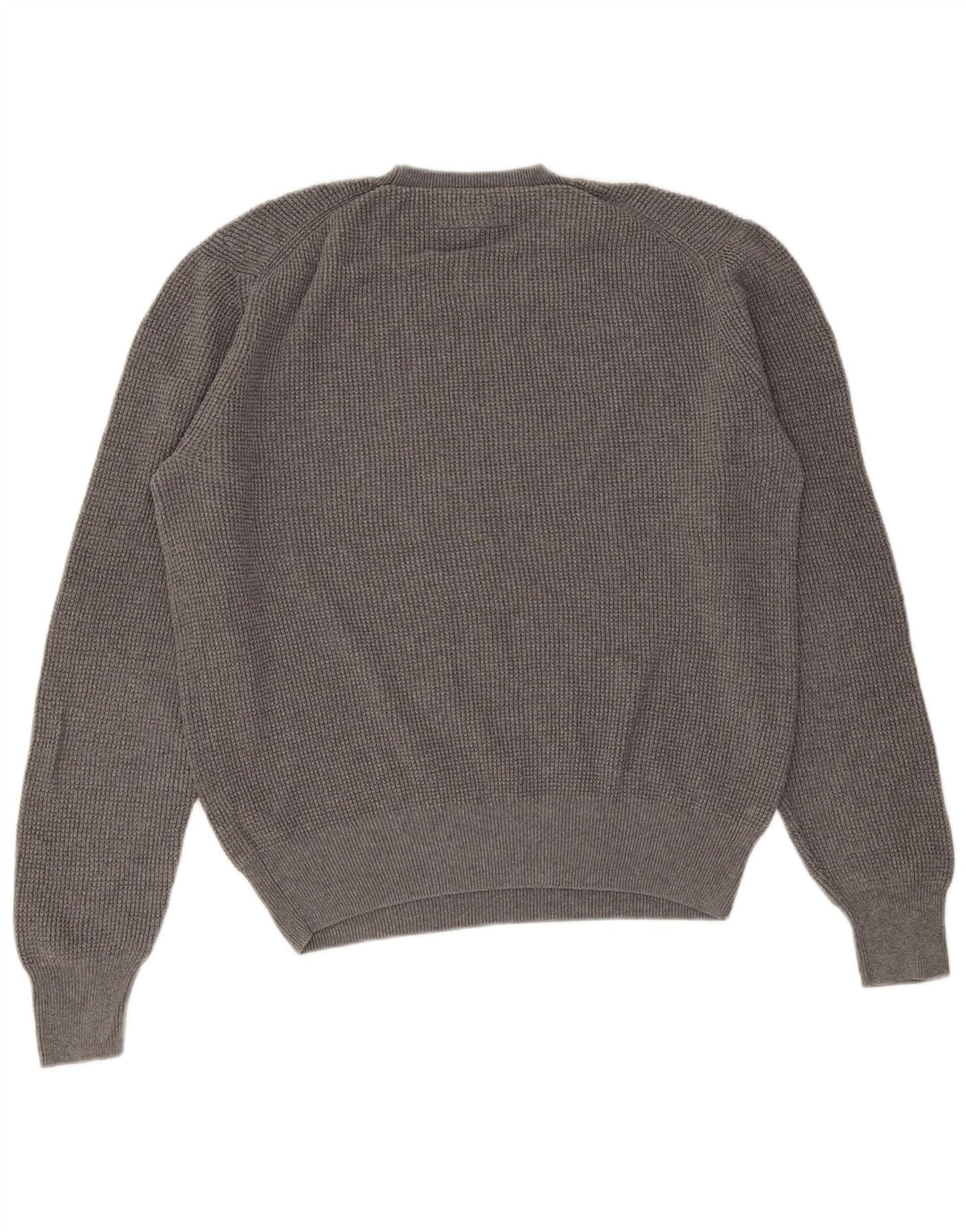 All Saints Herre Crew Neck Jumper Sweater Stor Grå Bomuld