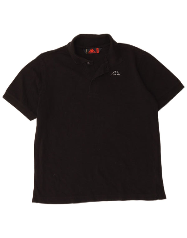Kappa herre polo shirt lille sort bomuld