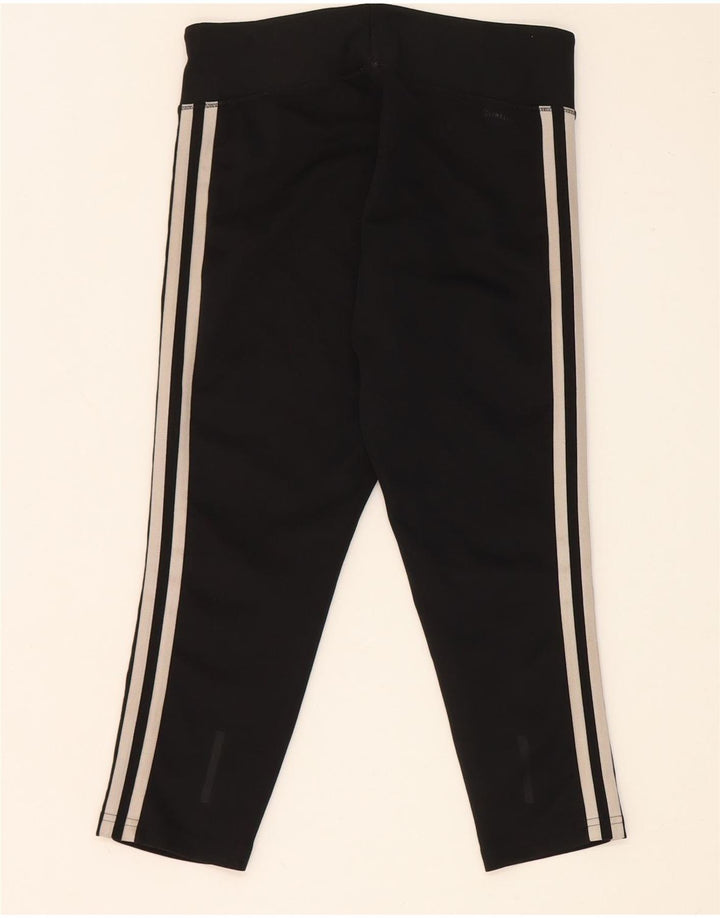 Adidas Γυναικεία κολάν Capri Climalite UK 8/10 Μικρό μαύρο πολυεστέρα