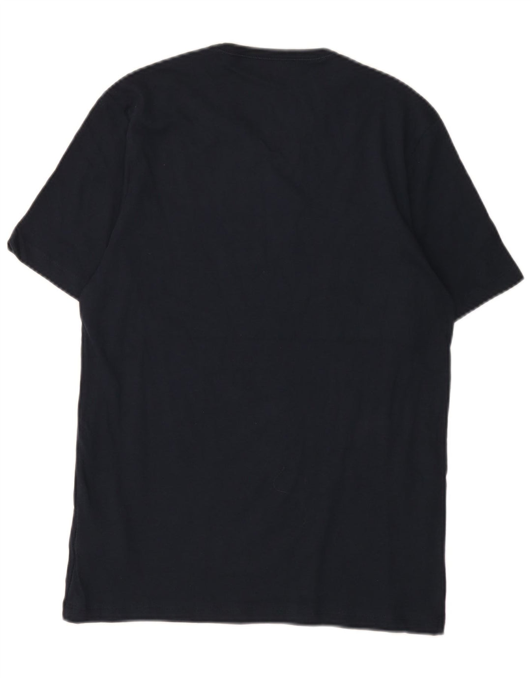 Hugo Boss Herre T-Shirt Top Medium Marineblå Bomuld