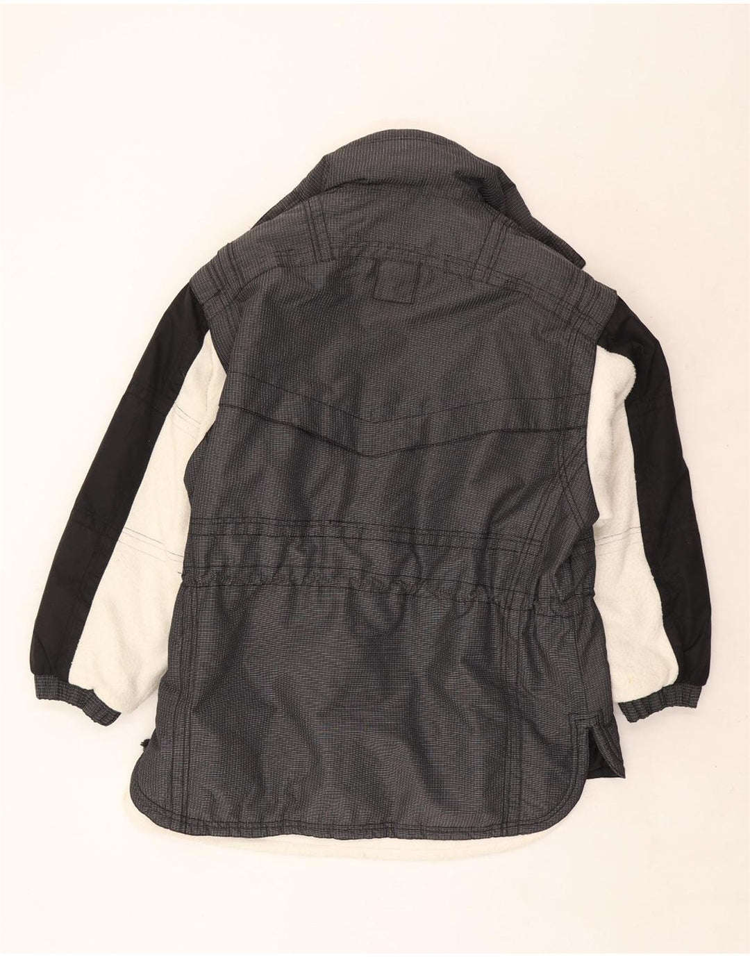 C&A Womens Rodeo Loose Fit Ski Jacket UK 14 Medium Grey Colourblock Nylon