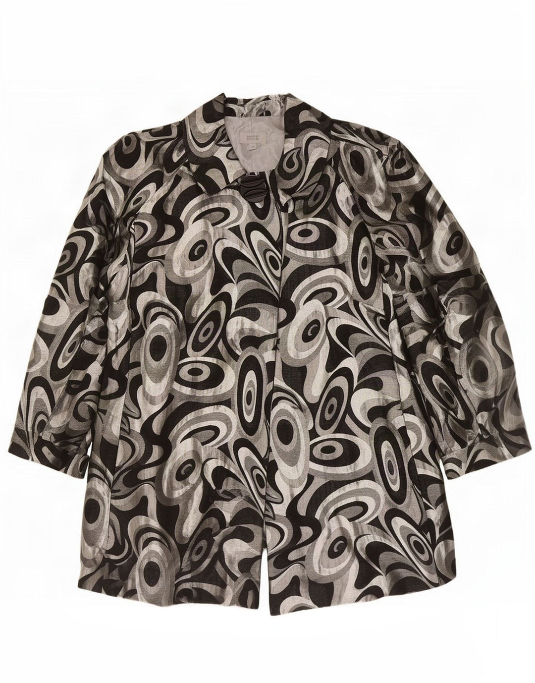 Marks & Spencer Dame Blazer Jacket UK 20 2XL Flerfarvet Geometrisk