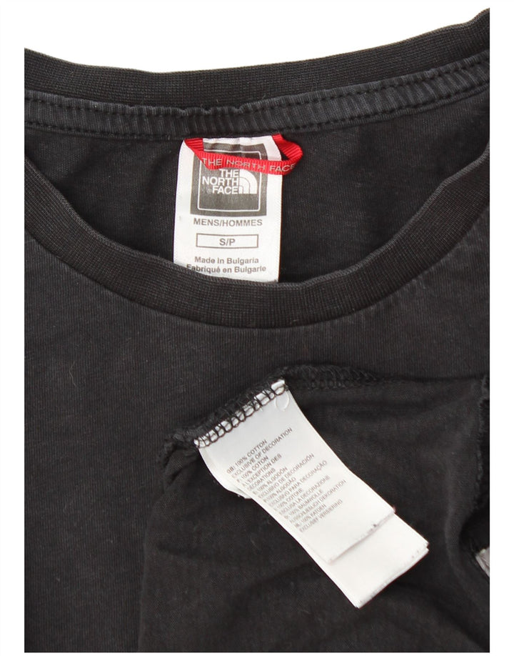 The North Face Mens T-Shirt Top Small Black Cotton