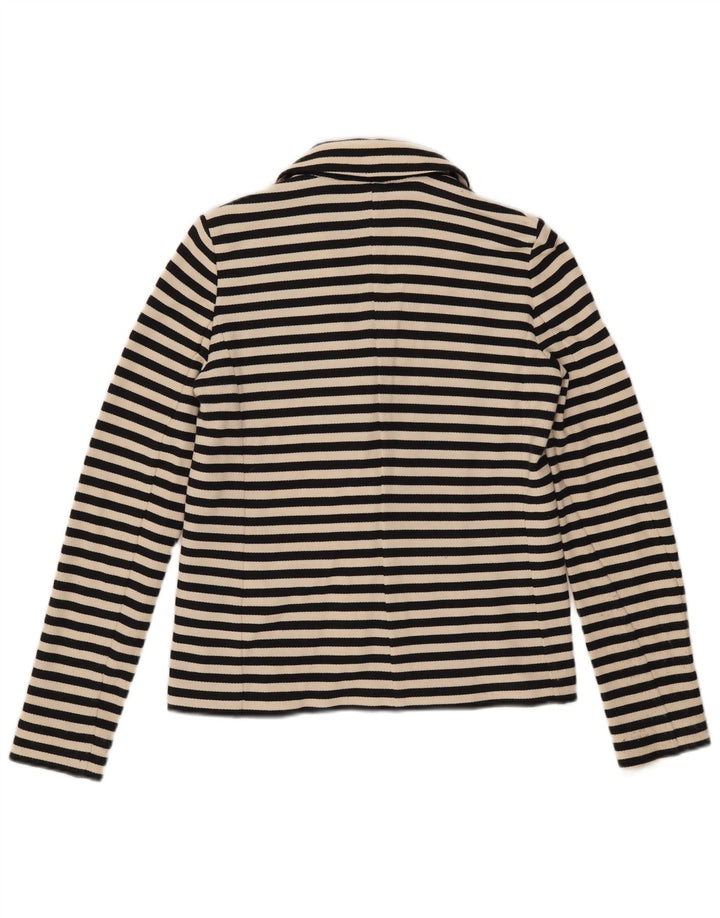 Женский пиджак выходного дня Max Mara UK 12, средний темно-синий морской цвет