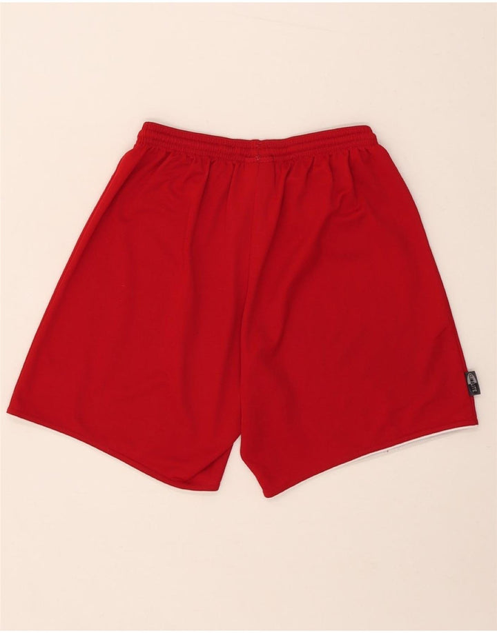 Adidas Mens Climalite Sport Shorts Small  Red Polyester
