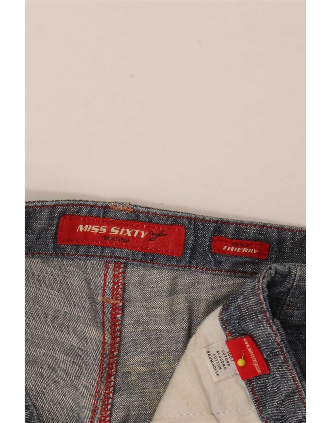 Miss Sixty Schlagjeans für Damen W28 L33 Marineblaue Baumwolle