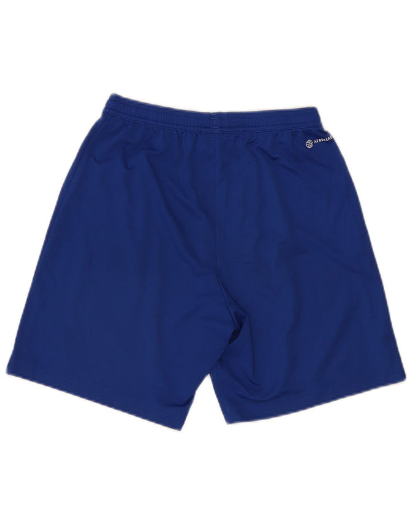 Adidas Mens Aeroready Sport Shorts Small Blue Polyester