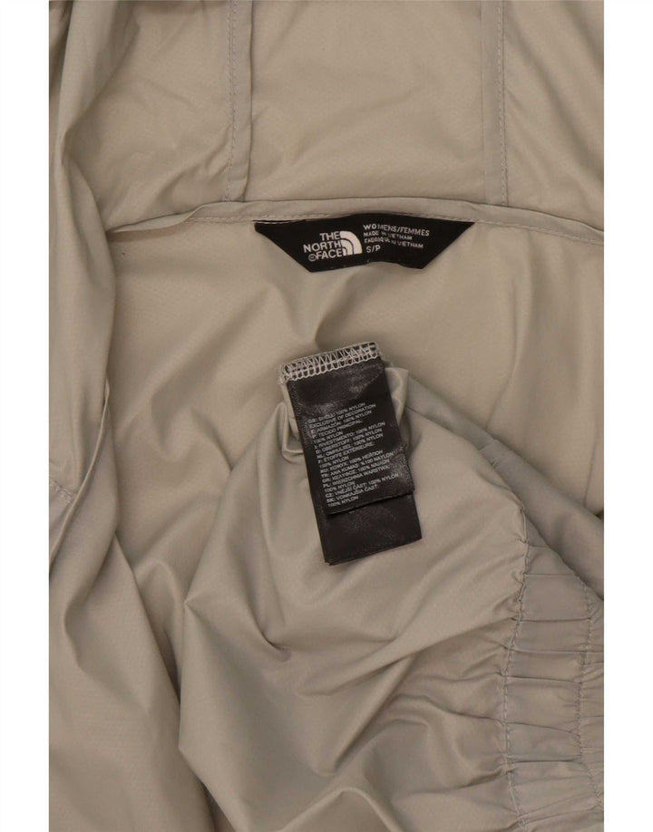 The North Face Womens Hooded Oversized Rain Jacket UK 10 Small Grey Nylon