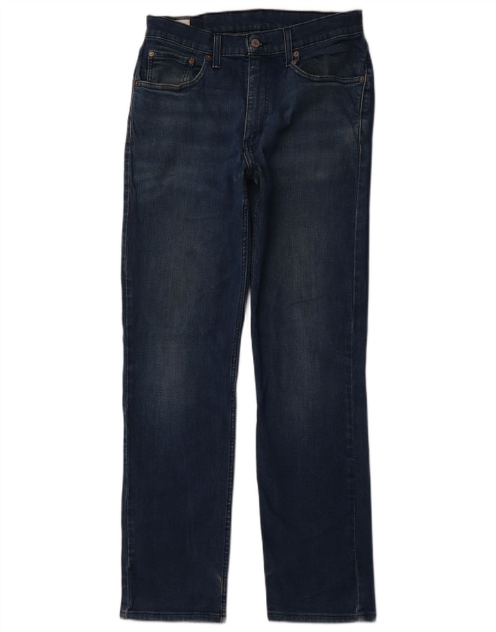 LEVI'S Mens 516 Straight Jeans W33 L34 Blue Cotton