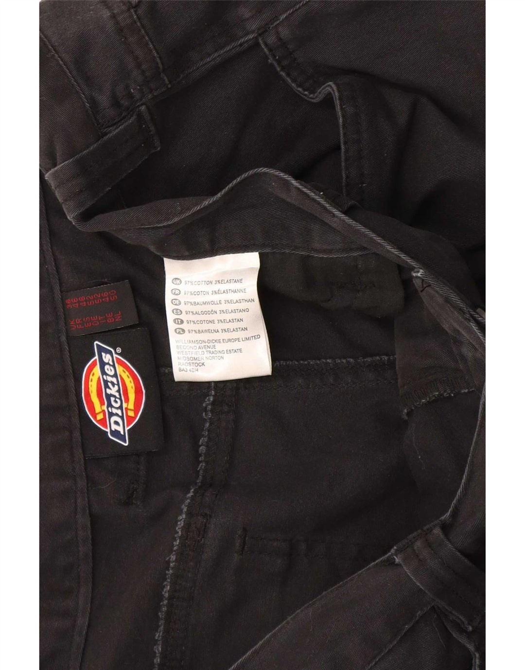 Ανδρικό σορτς Cargo Dickies W36 μεγάλο μαύρο βαμβακερό