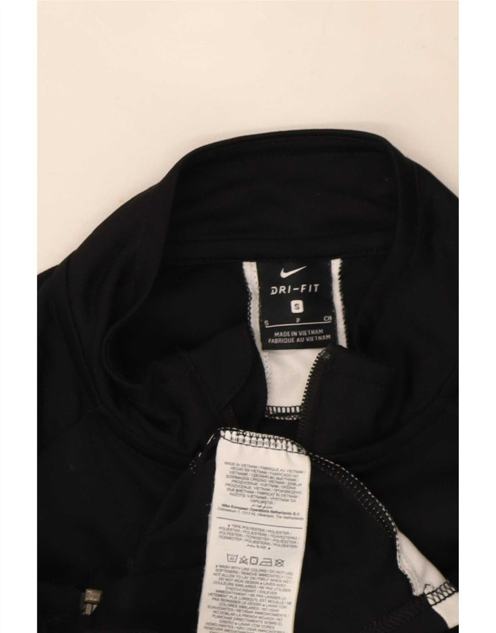 Nike Hommes Dri Fit Survêtement Top Veste Petit Noir Colorblock Polyester
