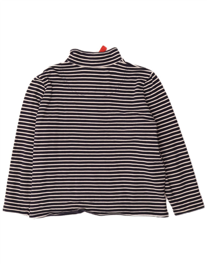 JOULES Womens Oversized Sweatshirt Jumper UK 16 Large Navy Blue Striped