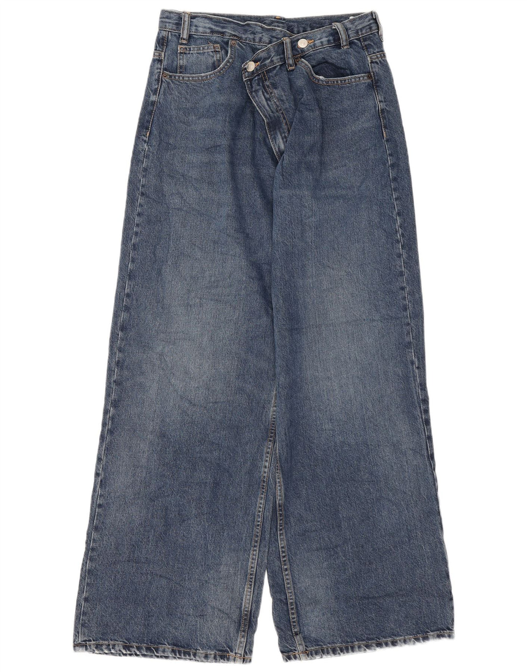 Zara Womens Wide Leg Jeans EU 38 Small W28 L31 Blue
