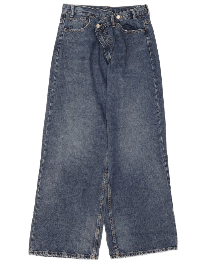 Zara Womens Wide Leg Jeans EU 38 Small W28 L31 Blue