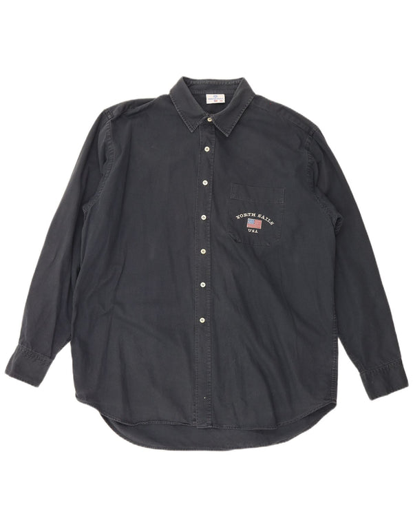 North Sails Mens Graphic Shirt 2XL Black