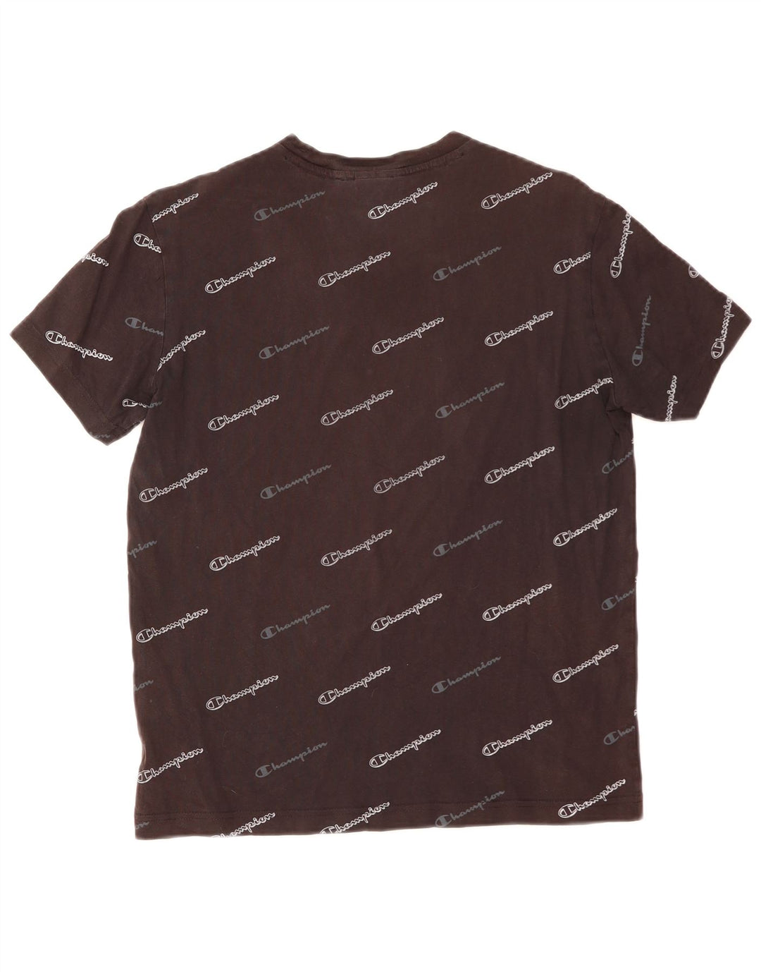 T-shirt grafica da uomo CHAMPION Top piccola nera