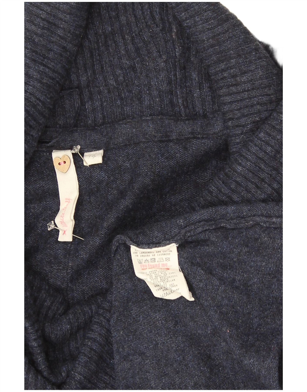 White Stuff Womens Jumper Dress UK 14 Medium Navy Blue Viscose