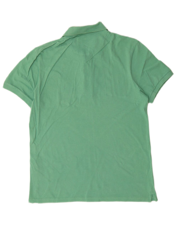 Lyle & Scott Mens Polo Shirt Medium Green Cotton