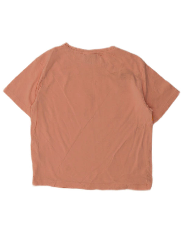 Diadora Girls Graphic T-Shirt Top 11-12 Years XL Pink Colourblock