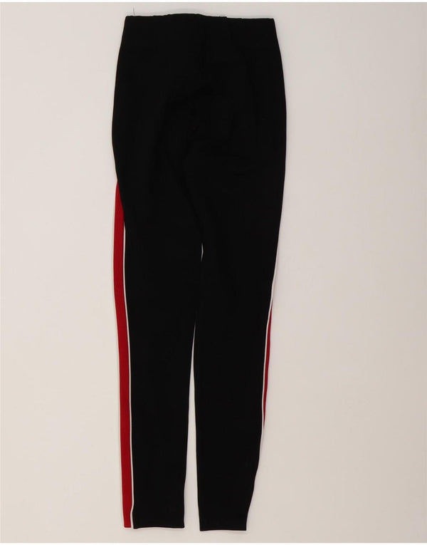 Zara Trafaluc Leggings til kvinder UK 4 XS Sort Colourblock Viscose