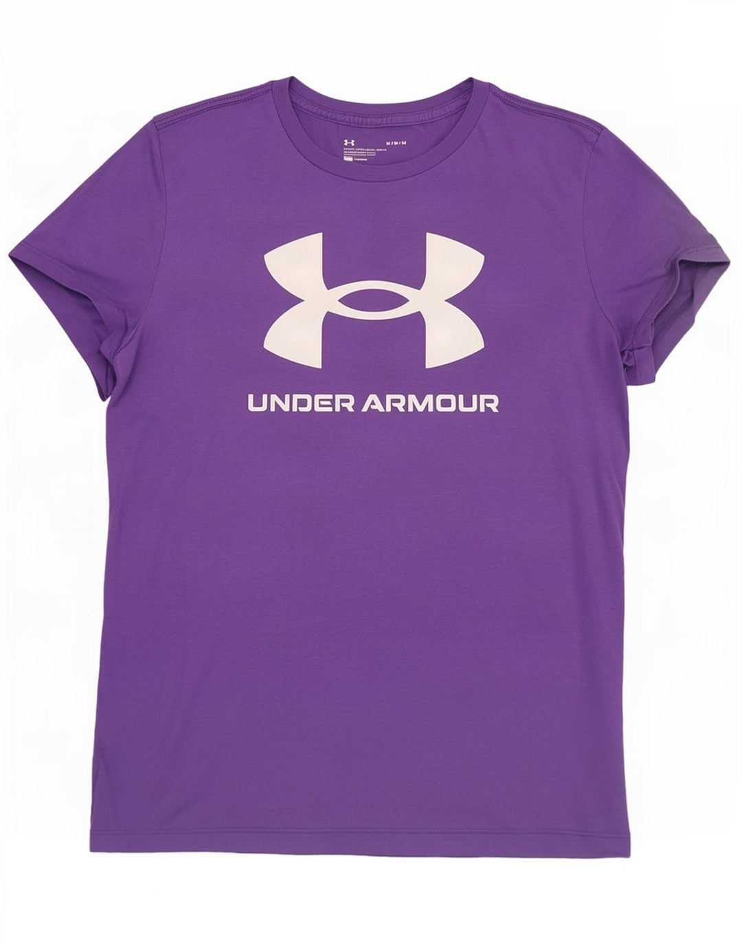 Under Armour Herre grafisk T-shirt Top Medium Lilla Bomuld