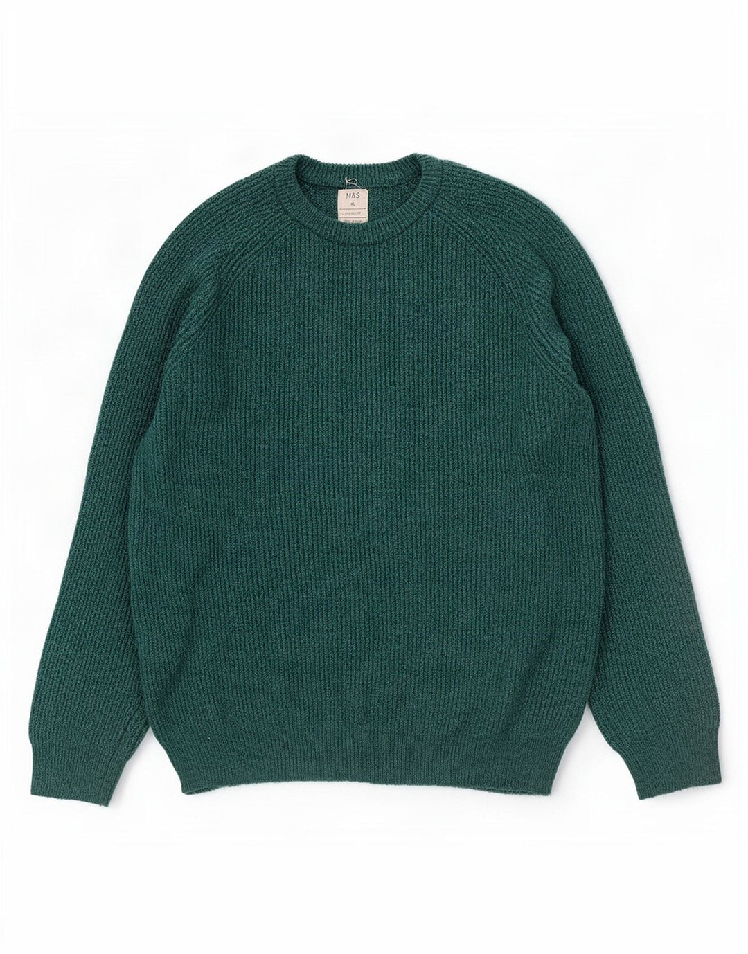 Marks & Spencer Pull Col Ras du Cou XL Homme Vert Polyamide