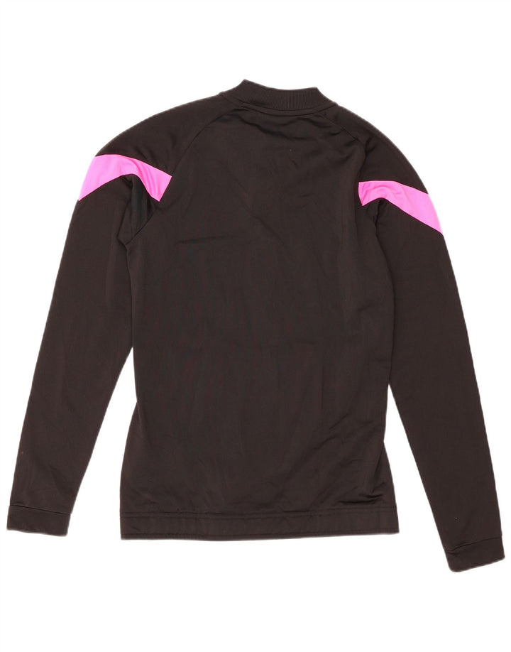 Puma Girls Tracksuit Top Jacket 15-16 Years Black Colourblock Polyester