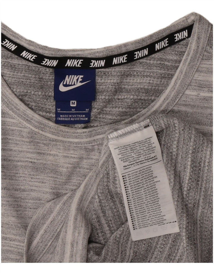 Nike herrevest top mellemgrå stribet bomuld