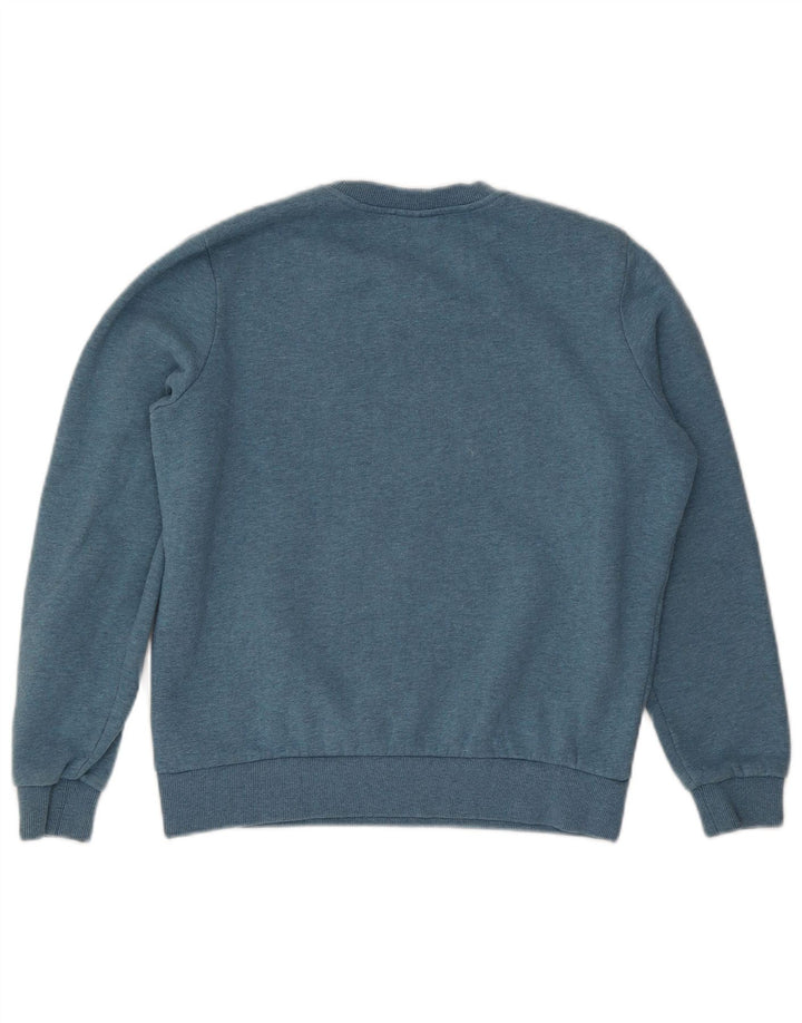 Superdry Graphic Sweatshirt Jumper UK 10 Small Blue Flecked