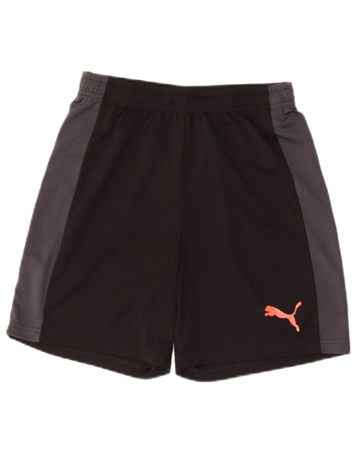 Puma Mens Sport Shorts XS  Black Colourblock Polyester