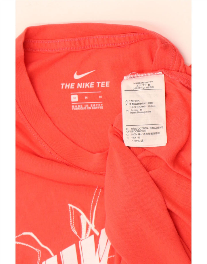 Tricou grafic Nike pentru bărbați Top din bumbac portocaliu mediu